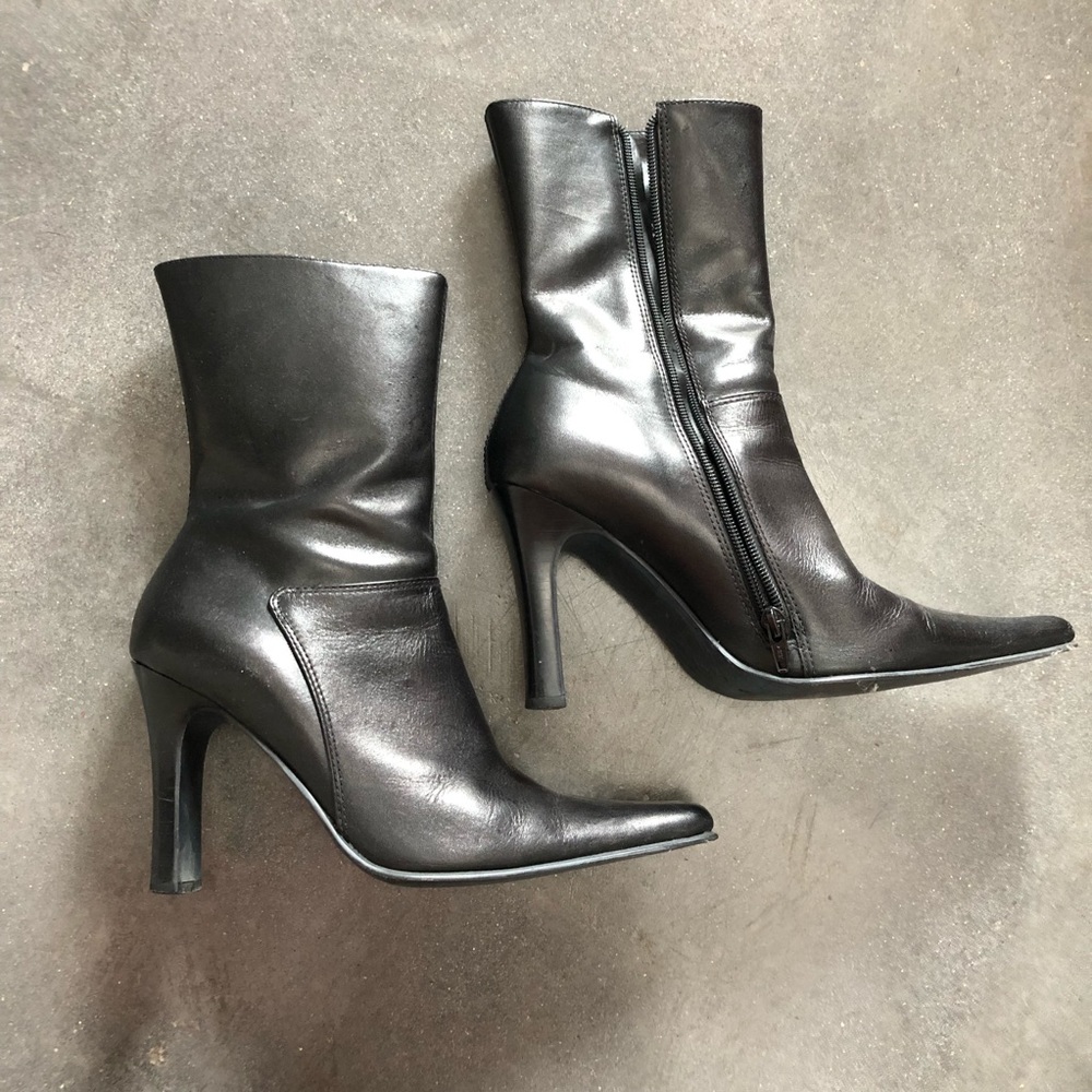 Steve Madden Black Ankle Boots